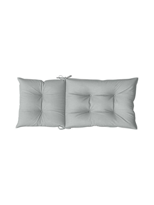 vidaXL Perna Scaunului De Grădină Cu Spătar Gri Deschis 2 Bucăți 50x120cm