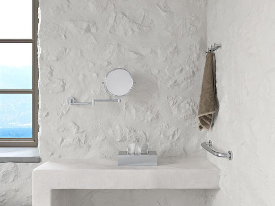 Verdi Schminkspiegel Wand mit Licht 22cm Schwarz