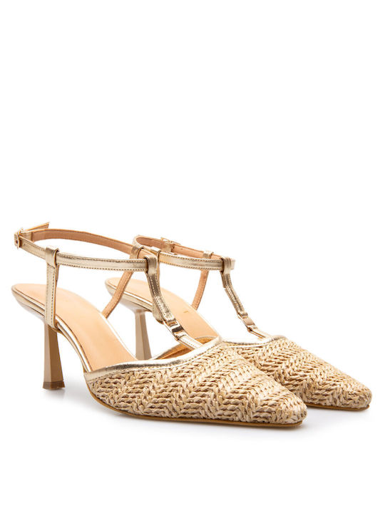 Labrini Beige Heels