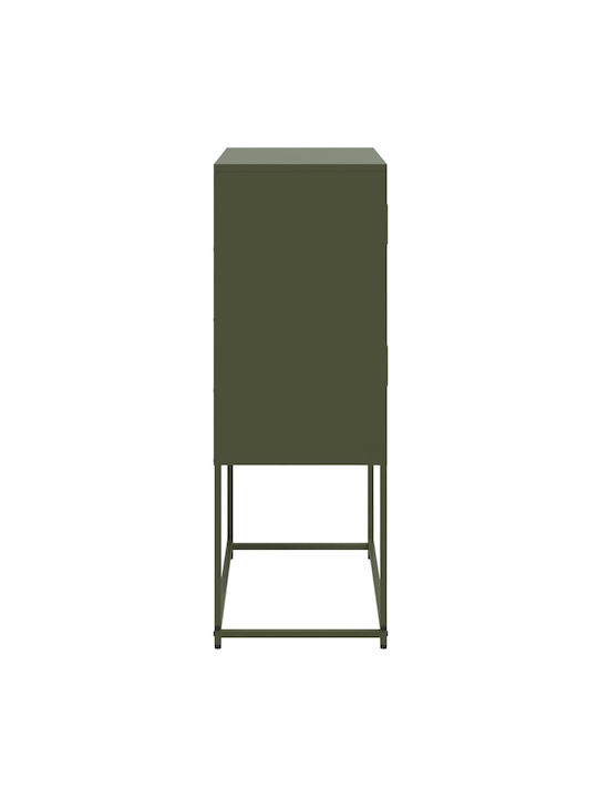 Cabinet de Birou Metalic Green olive oil 68.5x38.5x107cm
