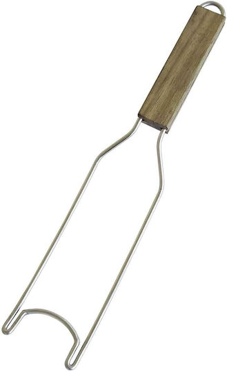 LotusGrill Electric Stainless Steel Fondue Pot Brown 15x15x15cm
