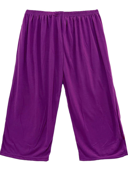 Set de pijama de vară din bumbac pentru femei, mărimi mari, cu mâneci scurte și pantaloni scurți Bermuda Gp-13298