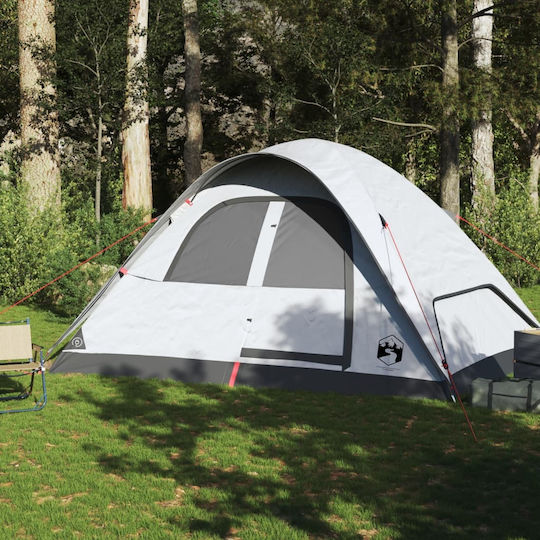 vidaXL Camping Tent Igloo White 3 Seasons for 6 People 334x273x190cm