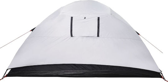 vidaXL Σκηνή Camping Igloo Λευκή για 6 Άτομα 335x396x178εκ.