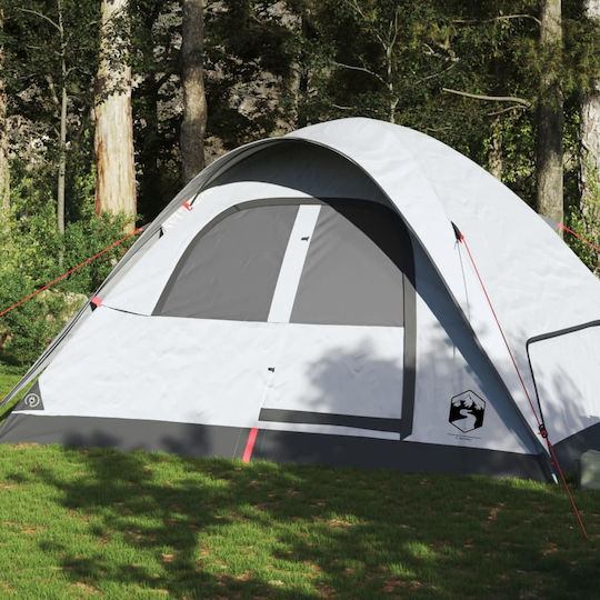 vidaXL Camping Tent Igloo White 3 Seasons for 6 People 334x273x190cm
