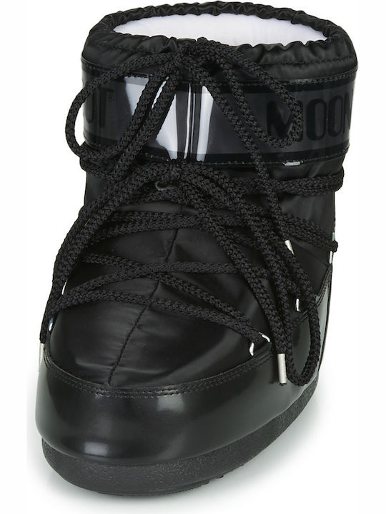Icon Low Damenstiefel mit Gummizug Schwarz