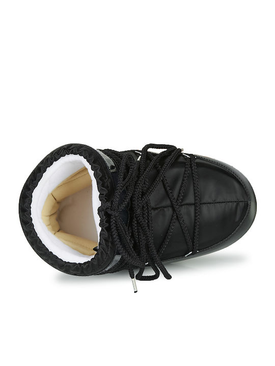 Icon Low Damenstiefel mit Gummizug Schwarz