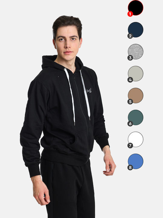 Cardigan With Hood Black