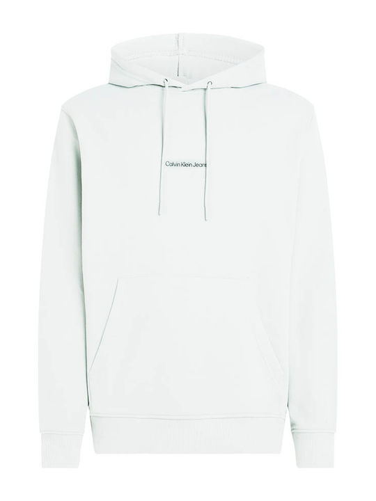 Sweatshirt with Hood White