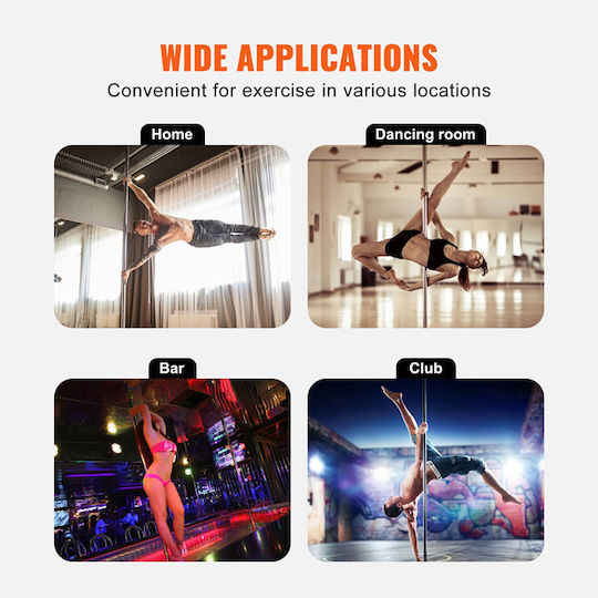 Vevor Pole Dancing Pole Silver