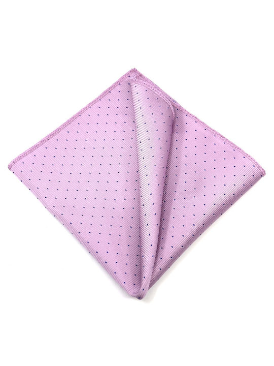 Legend Accessories Μαντηλακι Σετ Ανδρικής Γραβάτας με Σχέδια σε Ροζ Χρώμα