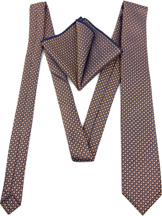 Legend Accessories Men's Tie Set Printed in Red Color