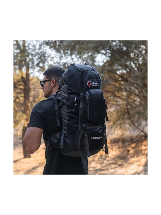 Cardinal Daypack Ορειβατικό Σακίδιο 60lt Αδιάβροχο Μαύρο Expedition