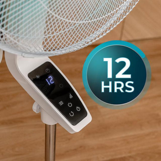 Cecotec Energysilence 620 Pedestal Fan 50W 40cm Diameter With Remote Control White