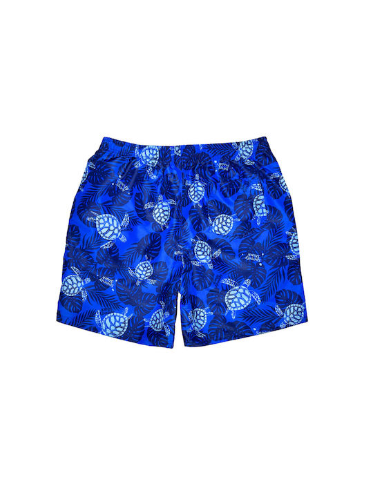 Speedy Shark Herren Badebekleidung Shorts Blau