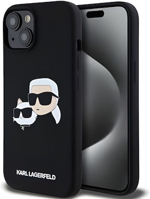 Karl Lagerfeld Back Cover Πλαστικό / Σιλικόνης Μαύρο (iPhone 15 Pro Max)