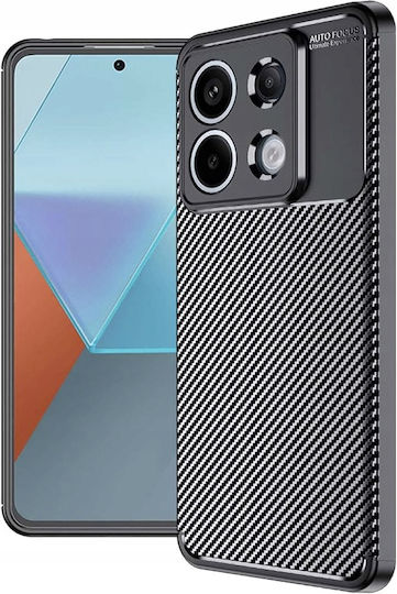 Techsuit Back Cover Silicone Black (Redmi Note 13 Pro 5G / Poco X6)