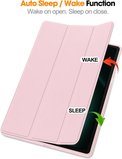 Techsuit Flip Cover Roz (Samsung Galaxy Tab S9 FE Plus)