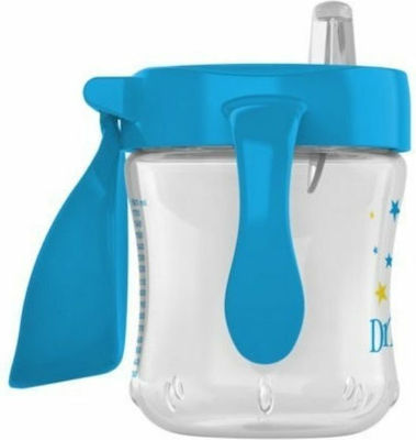 Dr. Brown's Soft Spout Transition Cup Educational Sippy Cup Plastic with Handles Stars for 6m+m+ 180ml