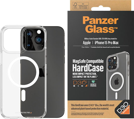 PanzerGlass Hard Back Cover Πλαστικό Διάφανο (iPhone 15 Pro Max)