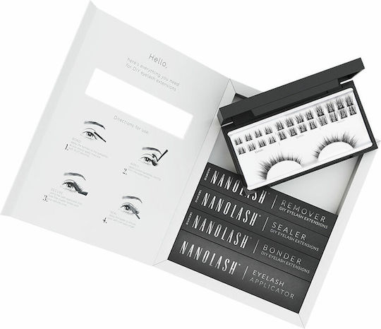 False Set Βλεφαρίδων Nanolash Divine 5 Τεμάχια