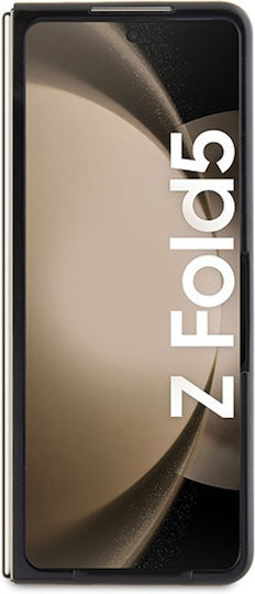 BMW Signature Logo Imprint Back Cover Plastic Negru (Galaxy Z Fold5)