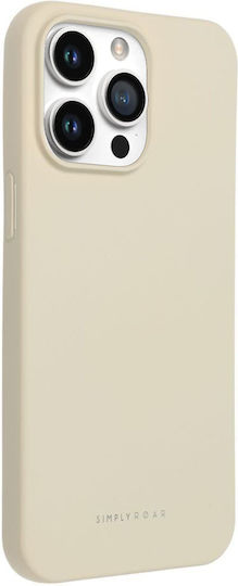 Roar Space Back Cover Silicone Aqua White (iPhone 14 Pro)