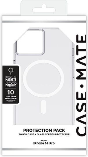 Case-Mate Tough Задна корица Силикон Прозрачен (iPhone 14 Pro)
