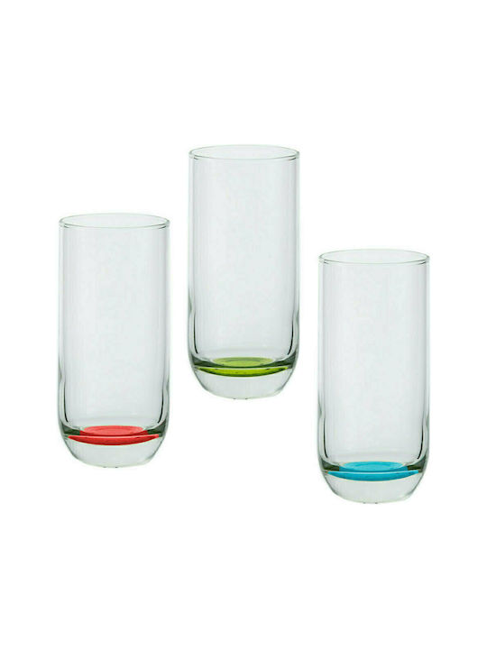 Set of Glasses Water made of Glass 360ml 3pcs