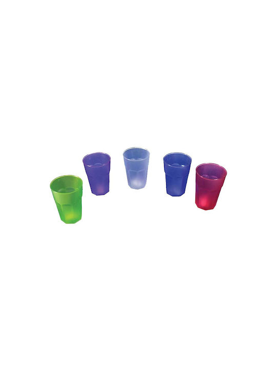 Sidi Home Plast Pahar pentru apa din Plastic în Culoare Albastru Pahar cu picior 1buc