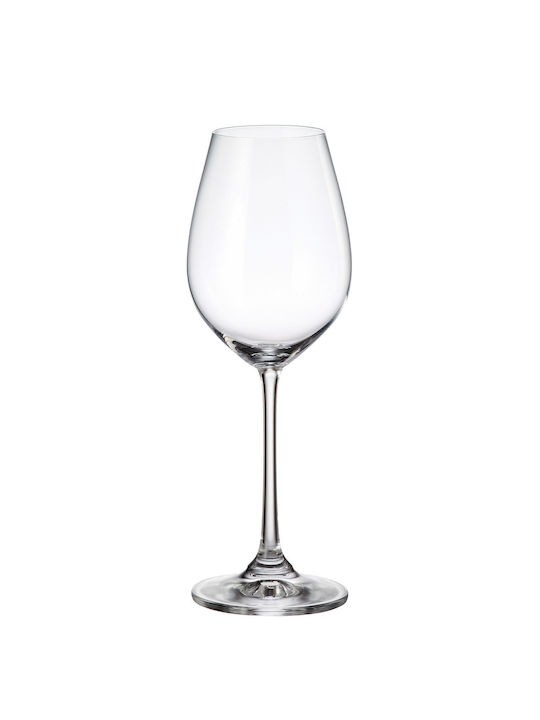 Crystal Glas für Weißwein aus Kristall in Weiß Farbe Kelch 400ml