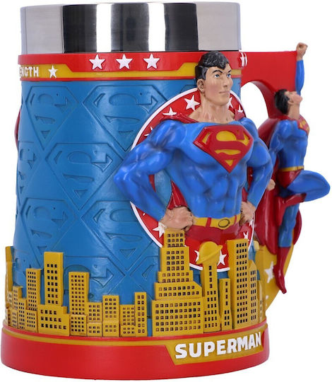 Nemesis Now Man of Steel Tankard Ποτήρι Μπύρας Ανοξείδωτο