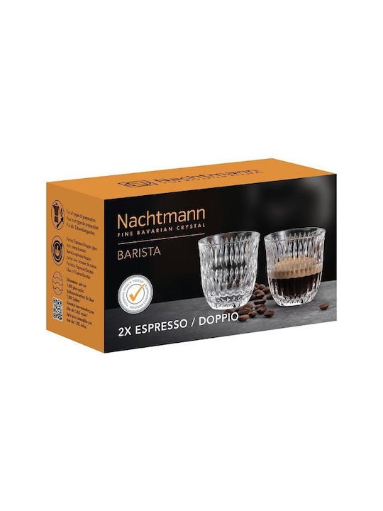 Nachtmann Set Gläser für Weißwein aus Kristall in Weiß Farbe 90ml 2Stück