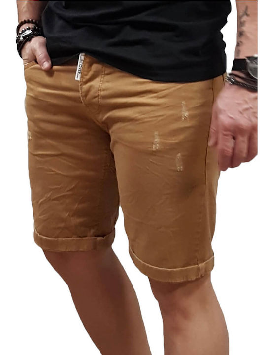 Cover Jeans Men's Shorts Jeans Coffee