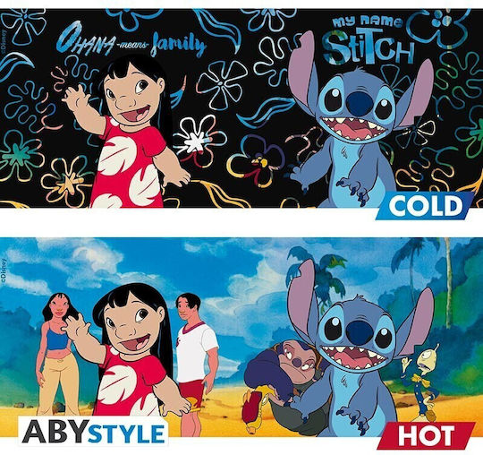 Abysse Lilo & Stitch Heat Change Κούπα Κεραμική Πολύχρωμη 460ml