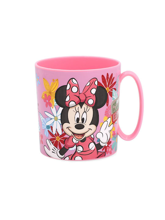 Stor Minnie Mouse Spring Look Κούπα Πλαστική Ροζ 350ml