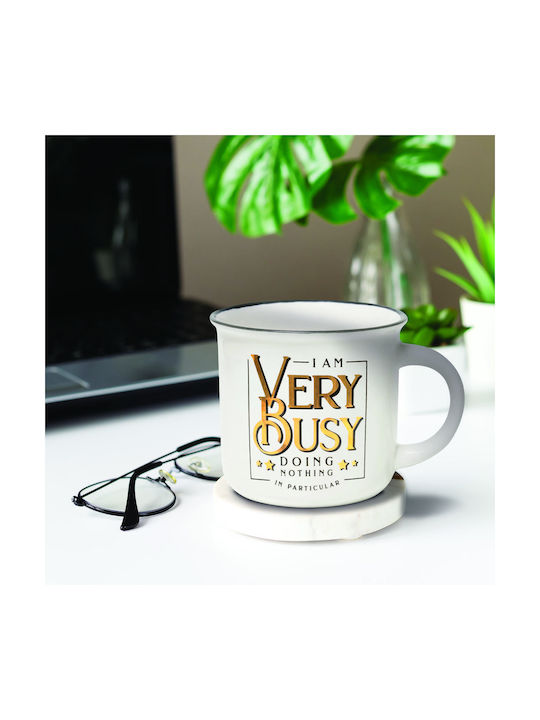 Legami Milano Very Busy Mug from Porcelain Beige 350ml