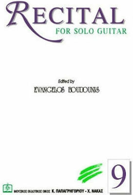 Panas Music Recital for Solo Guitar pentru Chitara / Instrumente cu coarde / Vioară 9790691511961