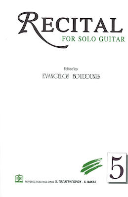 Panas Music Recital for Solo Guitar 5 pentru Chitara