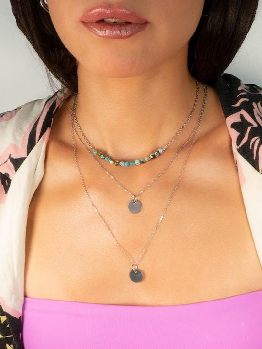 Theodora's Jewellery Necklace Made Of Steel