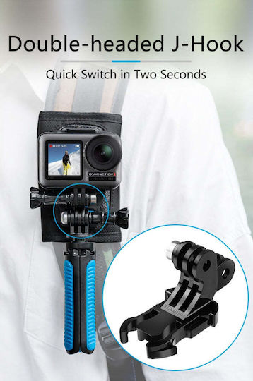 Telesin Dual Mount J-Hook Sports for Universal