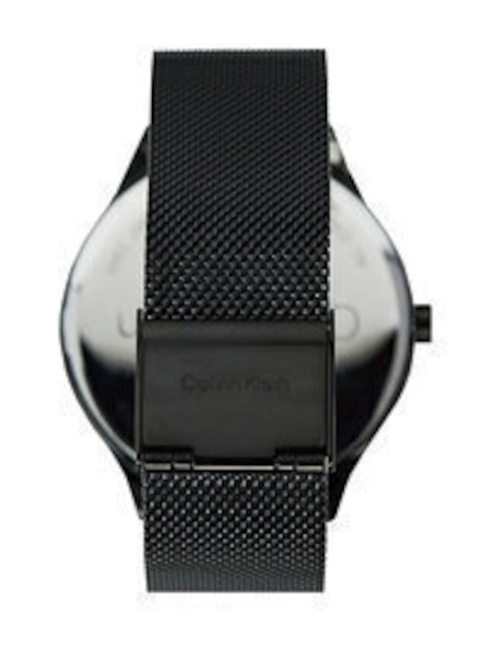Calvin Klein Γυναικείο Ρολόι 38mm Μπαταρίας με Μαύρο Μεταλλικό Μπρασελέ