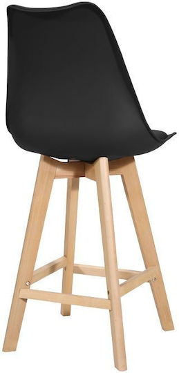 Stool Bar Gaston Black 56x49x112cm