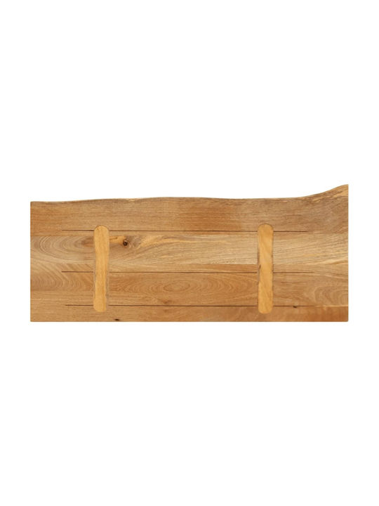 vidaXL Rectangular Table Surface made of Solid Wood Mango 90x20x2.5cm 370419 1pcs