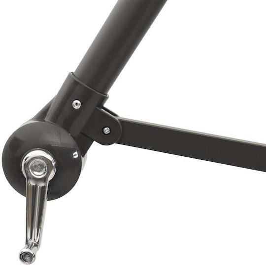 Umbrelă Suspendată Pătrată Metalică Albă 2.35x2.35xÎnălțime 2.35m