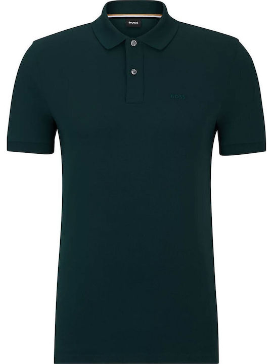 Pallas Polo Short Sleeve Blouse Green