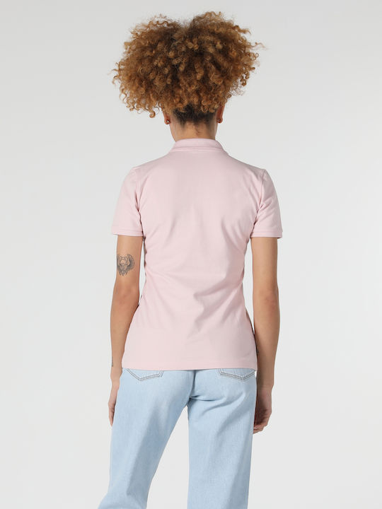 Colin's Feminină Polo Bluză Mânecă scurtă Pink