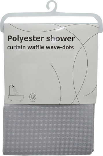 Ankor Shower Curtain 180x200cm Grey