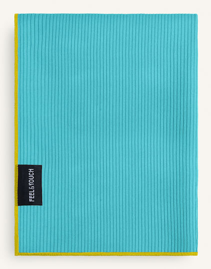 Feel & Touch Πετσέτα Microfiber Σώματος σε Θήκη Τιρκουάζ 160x80εκ.