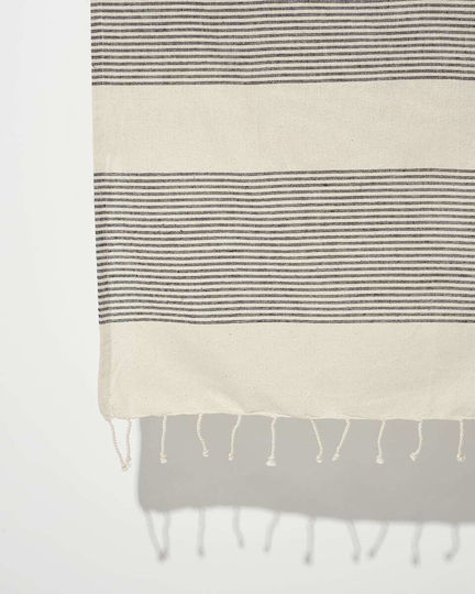 Pennie Pennie Rippstrände Baumwoll-Pareo mit Fransen 170x90cm